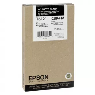 Farba do tlačiarne Epson T6121 (C13T612100) - cartridge, photoblack (fotočierna)