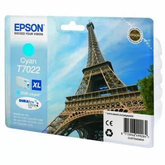 Farba do tlačiarne Epson T7022 (C13T70224010) - cartridge, cyan (azúrová)