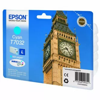 Farba do tlačiarne Epson T7032 (C13T70324010) - cartridge, cyan (azúrová)