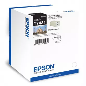 Farba do tlačiarne Epson T7431 (C13T74314010) - cartridge, black (čierna)