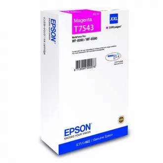 Farba do tlačiarne Epson T7543 (C13T754340) - cartridge, magenta (purpurová) Farba do tlačiarne Epson T7543 (C13T754340) - cartridge, magenta (purpurová)