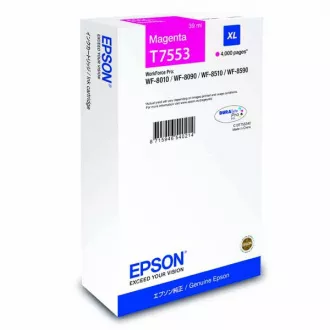 Farba do tlačiarne Epson T7553 (C13T755340) - cartridge, magenta (purpurová) Farba do tlačiarne Epson T7553 (C13T755340) - cartridge, magenta (purpurová)