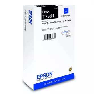 Farba do tlačiarne Epson T7561 (C13T756140) - cartridge, black (čierna)
