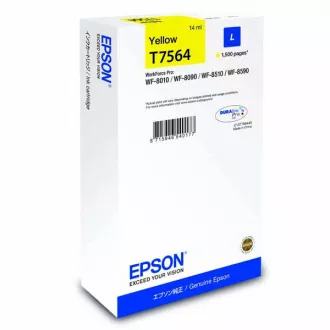 Farba do tlačiarne Epson T7564 (C13T756440) - cartridge, yellow (žltá)
