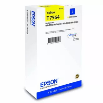 Farba do tlačiarne Epson T7564 (C13T756440) - cartridge, yellow (žltá) Farba do tlačiarne Epson T7564 (C13T756440) - cartridge, yellow (žltá)