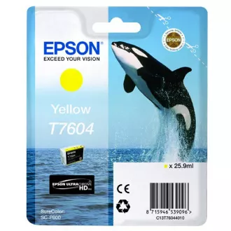 Farba do tlačiarne Epson T7604 (C13T76044010) - cartridge, yellow (žltá)