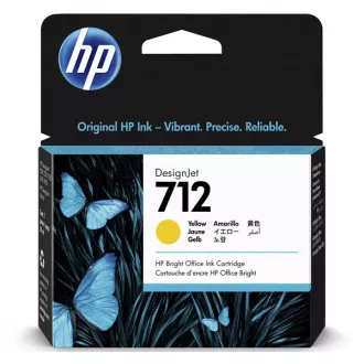 Farba do tlačiarne HP 712 (3ED69A) - cartridge, yellow (žltá)