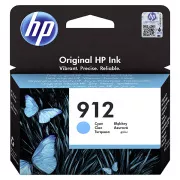 Farba do tlačiarne HP 912 (3YL77AE) - cartridge, cyan (azúrová)