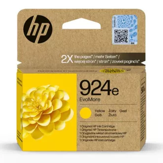 Farba do tlačiarne HP 924e (4K0U9NE) - cartridge, yellow (žltá)