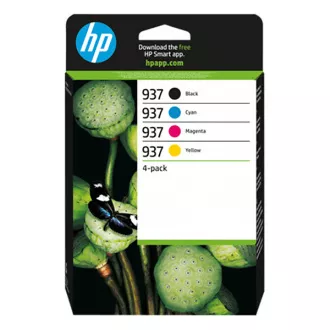 Farba do tlačiarne HP 937 (6C400NE) - cartridge, black + color (čierna + farebná)
