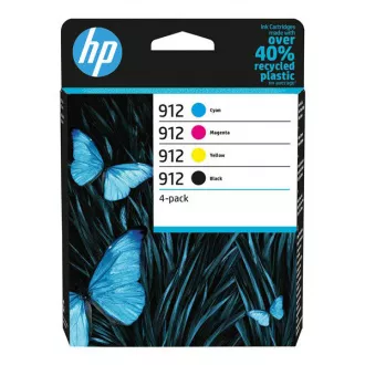 Farba do tlačiarne HP 912 (6ZC74AE#301) - cartridge, black + color (čierna + farebná) multipack Farba do tlačiarne HP 912 (6ZC74AE#301) - cartridge, black + color (čierna + farebná) multipack