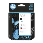 Farba do tlačiarne HP 305 (6ZD17AE) - cartridge, black + color (čierna + farebná)