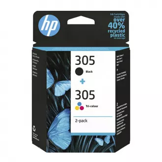 Farba do tlačiarne HP 305 (6ZD17AE#301) - cartridge, black + color (čierna + farebná)