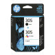 HP 305 (6ZD17AE#301) - cartridge, black + color (čierna + farebná)
