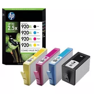 Farba do tlačiarne HP 920-XL (C2N92AE) - cartridge, black + color (čierna + farebná)