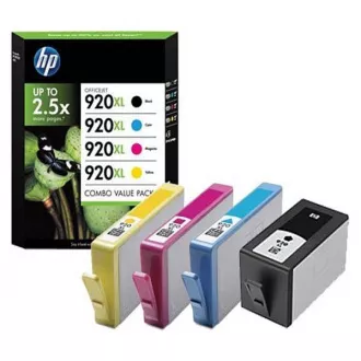 Farba do tlačiarne HP 920-XL (C2N92AE#301) - cartridge, black + color (čierna + farebná)