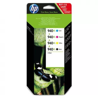 Farba do tlačiarne HP 940-XL (C2N93AE) - cartridge, black + color (čierna + farebná)