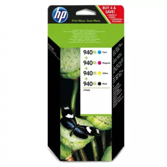 Farba do tlačiarne HP 940-XL (C2N93AE#301) - cartridge, black + color (čierna + farebná)