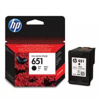 Farba do tlačiarne HP 651 (C2P10AE) - cartridge, black (čierna)