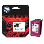 Farba do tlačiarne HP 651 (C2P11AE#BHK) - cartridge, color (farebná)