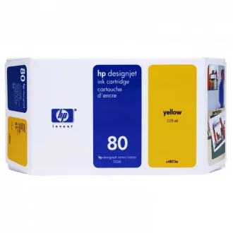 Farba do tlačiarne HP 80 (C4848A) - cartridge, yellow (žltá)
