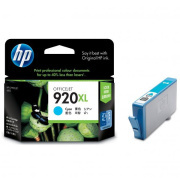 HP 920-XL (CD972AE) - cartridge, cyan (azúrová)