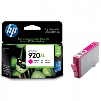 Farba do tlačiarne HP 920-XL (CD973AE#301) - cartridge, magenta (purpurová) Farba do tlačiarne HP 920-XL (CD973AE#301) - cartridge, magenta (purpurová)