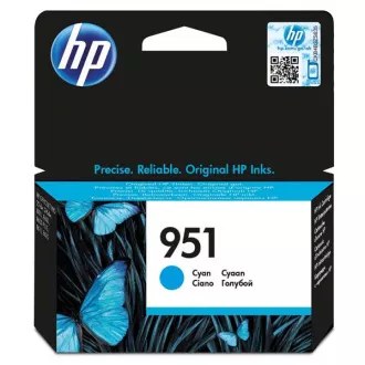 Farba do tlačiarne HP 951 (CN050AE) - cartridge, cyan (azúrová) Farba do tlačiarne HP 951 (CN050AE) - cartridge, cyan (azúrová)
