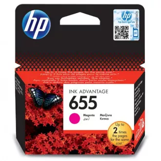 Farba do tlačiarne HP 655 (CZ111AE) - cartridge, magenta (purpurová) Farba do tlačiarne HP 655 (CZ111AE) - cartridge, magenta (purpurová)