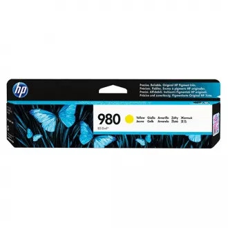 Farba do tlačiarne HP 980 (D8J09A) - cartridge, yellow (žltá)