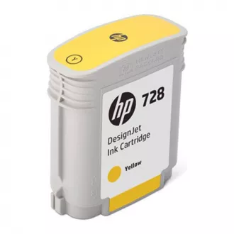 Farba do tlačiarne HP 728 (F9J61A) - cartridge, yellow (žltá)