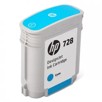Farba do tlačiarne HP 728 (F9J63A) - cartridge, cyan (azúrová)