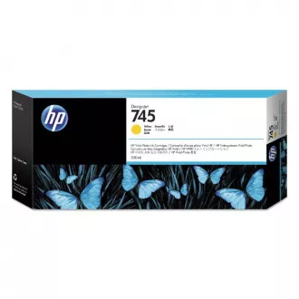 Farba do tlačiarne HP 745 (F9K02A) - cartridge, yellow (žltá)