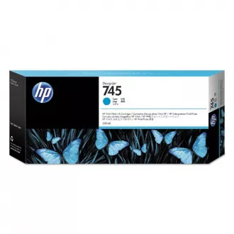 Farba do tlačiarne HP 745 (F9K03A) - cartridge, cyan (azúrová)
