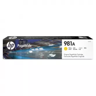 Farba do tlačiarne HP 981A (J3M70A) - cartridge, yellow (žltá)