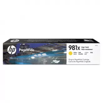 Farba do tlačiarne HP 981X (L0R11A) - cartridge, yellow (žltá)