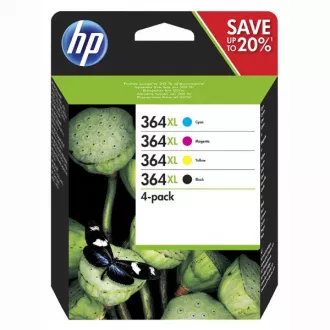 Farba do tlačiarne HP 364-XL (N9J74AE) - cartridge, black + color (čierna + farebná)