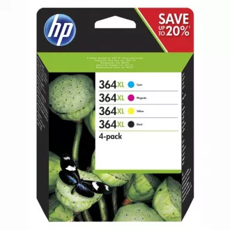 Farba do tlačiarne HP 364-XL (N9J74AE#301) - cartridge, black + color (čierna + farebná)