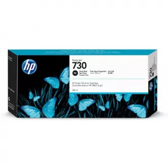Farba do tlačiarne HP 730 (P2V73A) - cartridge, photoblack (fotočierna)