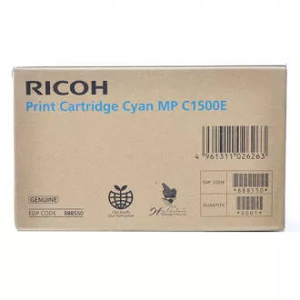 Farba do tlačiarne Ricoh 888550 - cartridge, cyan (azúrová)