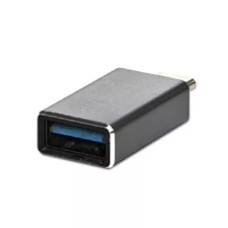 USB redukcia, (3.1), USB C samec - USB A samica, kovová
