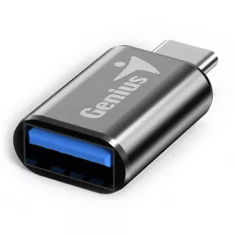 USB redukcia, (3.0), USB C samec - USB A samica, čierna, Genius USB 3.0, až 5Gbps USB redukcia, (3.0), USB C samec - USB A samica, čierna, Genius USB 3.0, až 5Gbps