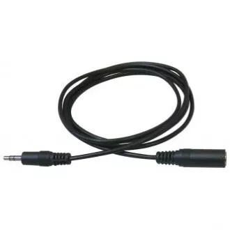 Predlžovací audio kábel Jack (3.5mm) samec - Jack (3.5mm) samica, 3m, čierna Predlžovací audio kábel Jack (3.5mm) samec - Jack (3.5mm) samica, 3m, čierna
