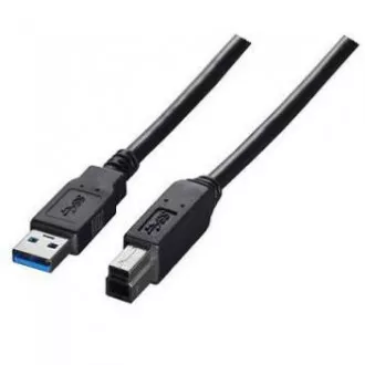 USB kábel (3.0), USB A samec - USB3.0 B samec, 1.8m, čierny USB kábel (3.0), USB A samec - USB3.0 B samec, 1.8m, čierny