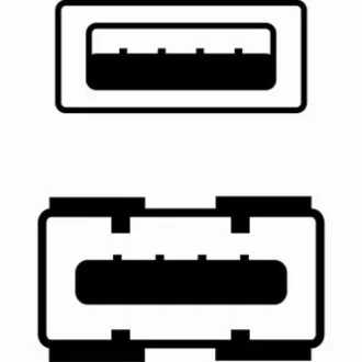 USB predlžovačka (2.0), USB A samec - USB A samica, 3m, čierna