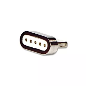 USB kábel s koncovkami (2.0), USB A samec - microUSB samec + Apple Lightning samec + USB C sam, 1m, kulatý, opletaný, strieborný,