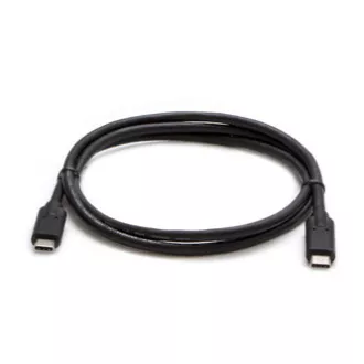 USB kábel (3.2 gen 2), USB C samec - USB C samec, 1m, 10 Gb/s, 5V/3A, čierny, DOPRODEJ