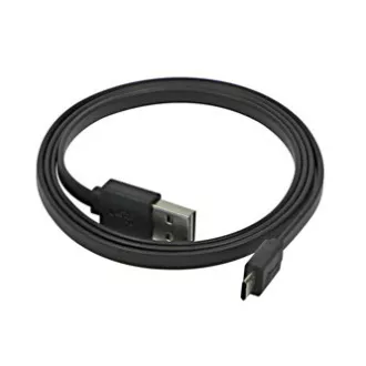 Logo USB kábel (2.0), USB A samec reversible - microUSB samec reversible, 1m, reversible, čierny, blister, DOPRADEJ