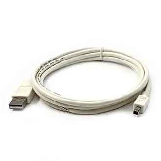 USB kábel (2.0), USB A samec - 4-pin samec, 1.8m, biely, MITSUMI, DOPREDAJ
