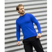 Tričko ARDON®CUBA s dlhým rukávom stredne modrá royal | H13224/